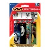 BIC Special Edition Pocket Lighter, Favorites Series - Pack of 5 Lighters (Designs May Vary)