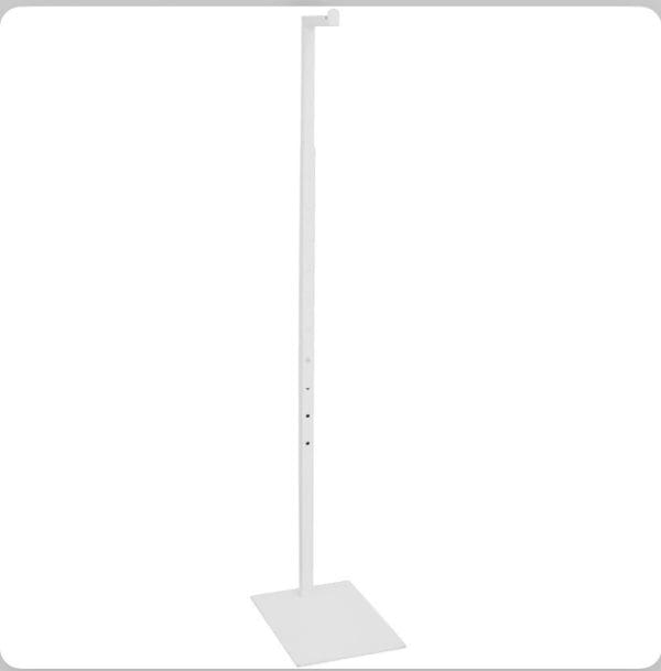 White Adjustable Costumer Mannequin Display Stand 43" - 72"H