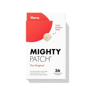 Mighty Patch™ Original patch from Hero Cosmetics - Hydrocolloid Acne Pimple Patch for Covering Zits and Blemishes, Spot Stickers for Face and Skin,...