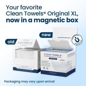 Alternative view of Clean Skin Club Clean Towels XL, 100% USDA Biobased Dermatologist Approved Face Towel, Disposable Clinically Tested Face Towelette, Makeup Remover...