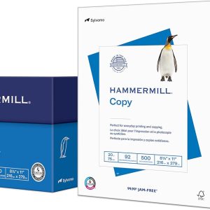 Hammermill Printer Paper, 20 Lb Copy Paper, 8.5 x 11 - 3 Ream (1,500 Sheets) - 92 Bright, Made in the USA, 500 Count (pack of 3)