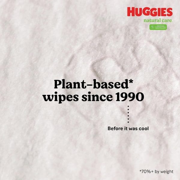 Huggies Natural Care Sensitive Baby Wipes, Unscented, Hypoallergenic, 99% Purified Water, 64 Count (Pack 0f 12) (768 Wipes Total) - Image 3