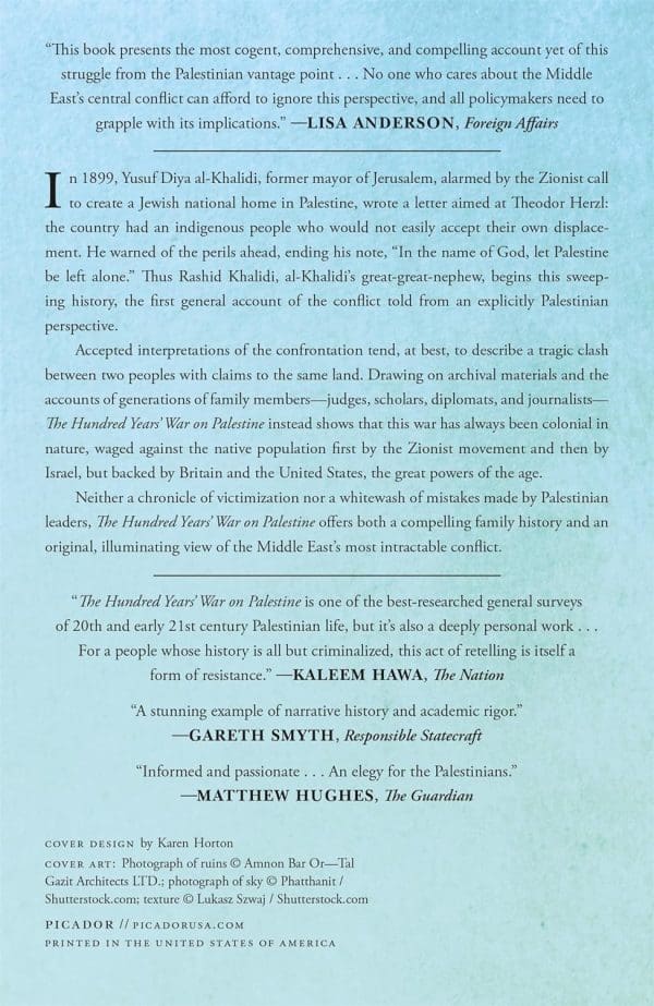 Hundred Years' War on Palestine Paperback - Image 2