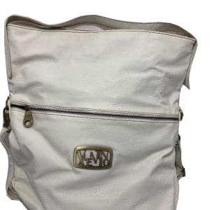 New Valentino Women Leather Shoulder Handbag White Large Bag