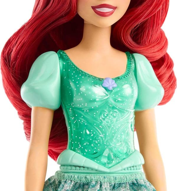 Mattel Disney Princess Dolls, Ariel Posable Fashion Doll with Sparkling Clothing and Accessories, Disney Movie Toys - Image 4