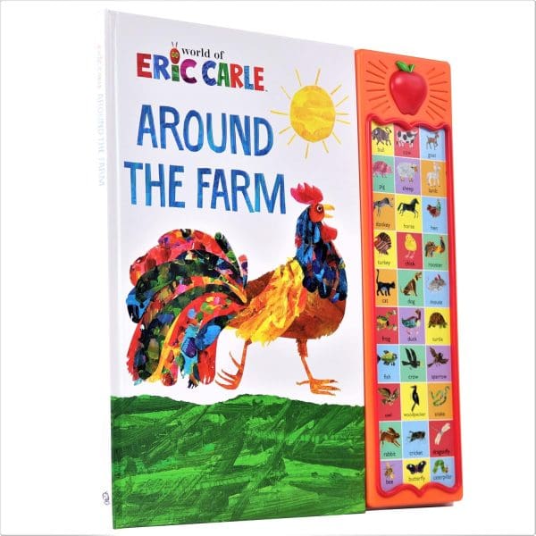 World of Eric Carle, Around the Farm 30-Button Animal Sound Book - Great for First Words - PI Kids - Image 3