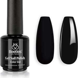 Beetles Gel Nail Polish, 1 Pcs 15ml Audrey Black Color Soak Off Gel Polish Nail Art Manicure Salon DIY Nail Uv Lamp Gel Nail Design Decoration at...