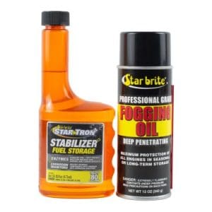 STAR BRITE - STAR TRON STABILIZER + FUEL STORAGE (16 OZ.) & ENGINE FOGGING OIL (12 OZ)