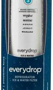 Everydrop by Whirlpool Ice and Water Refrigerator Filter 3, EDR3RXD1, Single-Pack