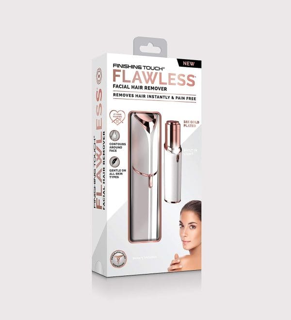 Finishing Touch Flawless Women's Painless Hair Remover , White/Rose Gold - Image 8