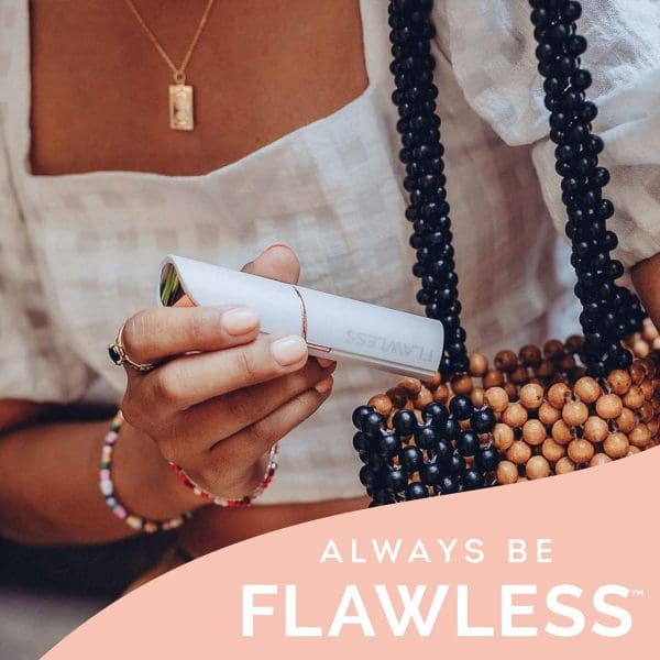 Finishing Touch Flawless Women's Painless Hair Remover , White/Rose Gold - Image 4