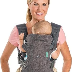 Flip Advanced 4-in-1 Carrier - Ergonomic, convertible, face-in and face-out front and back carry for newborns and older babies 8-32 lbs