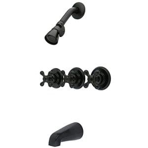 Kingston Brass KB235AX Tub and Shower 5-Inch Spout Reach, Oil Rubbed Bronze