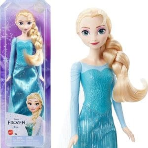 Mattel Disney Princess Dolls, Elsa Posable Fashion Doll with Signature Clothing and Accessories, Mattel Disney's Frozen Movie Toys