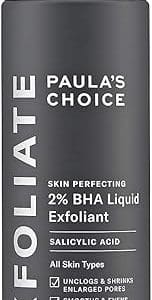 Paulas Choice--SKIN PERFECTING 2% BHA Liquid Salicylic Acid Exfoliant--Facial Exfoliant for Blackheads, Enlarged Pores, Wrinkles & Fine Lines, 4 oz...