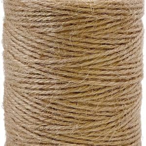 PerkHomy Natural Jute Twine 600 Feet Long Twine String for Crafts Gift Wrapping Packing Gardening Wedding Decor (Brown 2mm * 600feet)