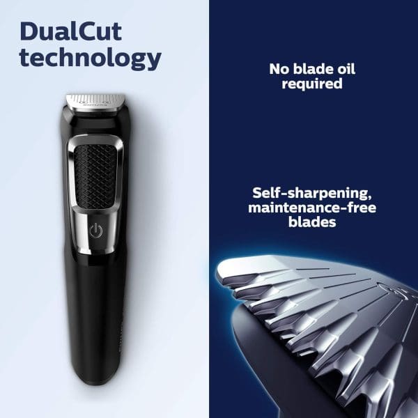 Philips Norelco Multigroomer All-in-One Trimmer Series 3000, 13 Pieces Men Grooming Kit, for Beard, Face, Nose, and Ear Hair Trimmer and Hair - Image 5