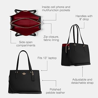 Coach Tatum Carryall Handbag - Image 4