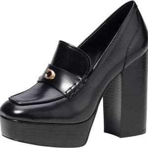Coach Women's Ilyse Leather Platform Loafer