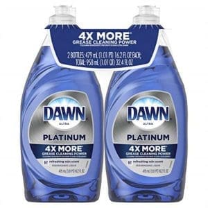 Dawn Platinum Dishwashing Liquid, Refreshing Rain, 16.2 Fl Oz (Pack of 2)