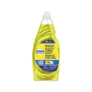 Dawn Manual Pot/Pan Dish Detergent, Lemon, 38 oz Bottle, Each