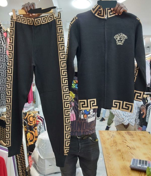 Women Top Zip Down Tracksuit Long Sleeve Casual Classy Wear Mid Waist Sweatpants - Image 3