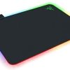 Razer Firefly Hard V2 RGB Gaming Mouse Pad: Customizable Chroma Lighting, Built-in Cable Management, Balanced Control & Speed, Non-Slip Rubber Base