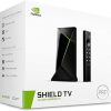 NVIDIA SHIELD Android TV Pro Streaming Media Player; 4K HDR movies, live sports, Dolby Vision-Atmos, AI-enhanced upscaling, GeForce NOW cloud gaming, Google Assistant Built-In, Works with Alexa
