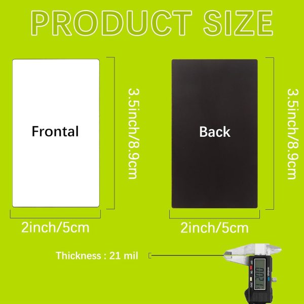 45 Pcs business card magnets peel and stick Promotional advertising Items Personalized Magnetic Business Cards 2x3.5 Inch - Image 5