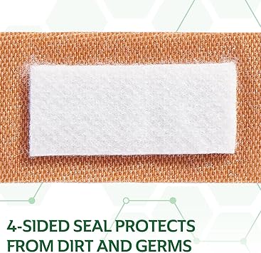 CURAD Assorted Bandages Variety Pack, 300 Count, 6 Styles Including Antibacterial, Waterproof, Sheer, Plastic, Heavy Duty & Flex-Fabric, Protects Scrapes, Cuts & Burns, Latex-Free - Image 6