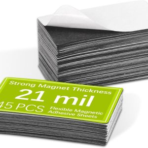 45 Pcs business card magnets peel and stick Promotional advertising Items Personalized Magnetic Business Cards 2x3.5 Inch