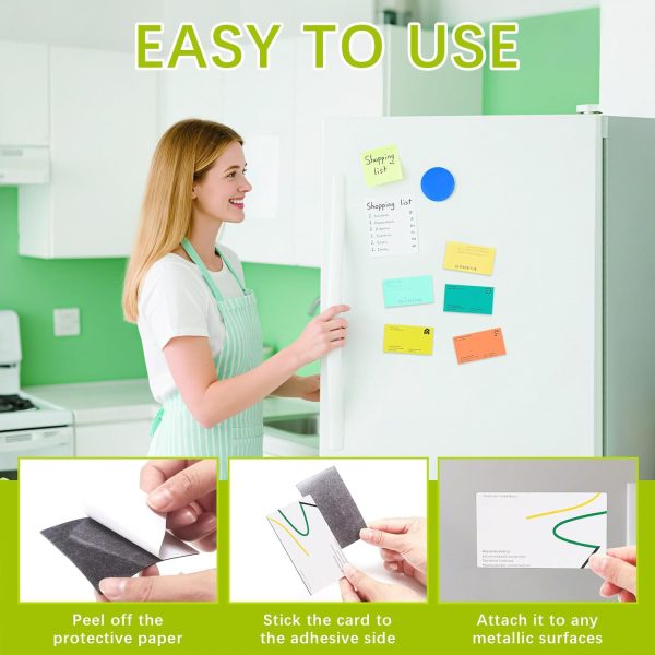 45 Pcs business card magnets peel and stick Promotional advertising Items Personalized Magnetic Business Cards 2x3.5 Inch - Image 4