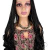 French Curls Braids Human Hair Glueless Braided Wig-38 Inches Black