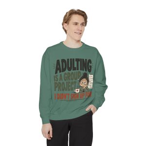 Unisex Garment-Dyed Sweatshirt - Image 23