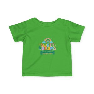 Sweet Dreams Kids Graphic Infant T-Shirt – Colourful Rainbow Playground Design - Image 16