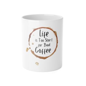 White Ceramic Mug, 11oz
