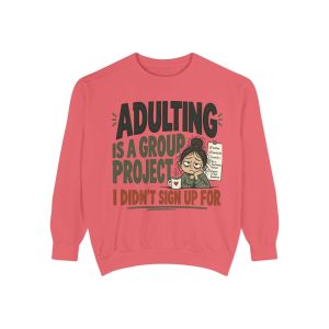 Unisex Garment-Dyed Sweatshirt - Image 61
