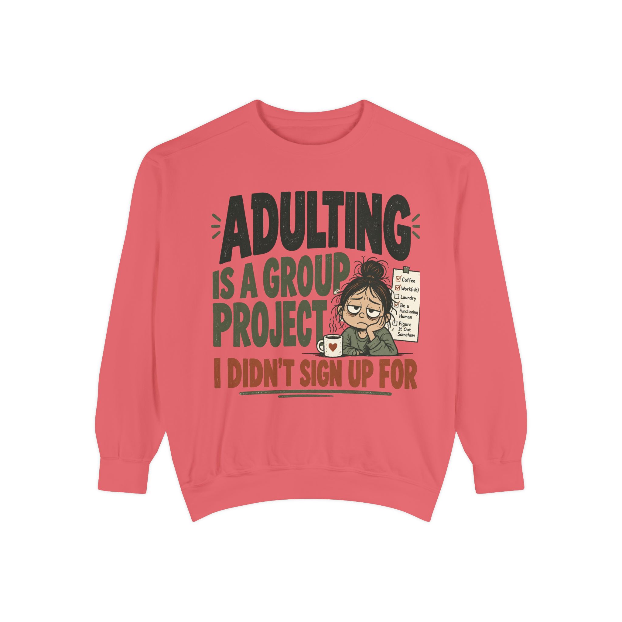Unisex Garment-Dyed Sweatshirt - Image 61
