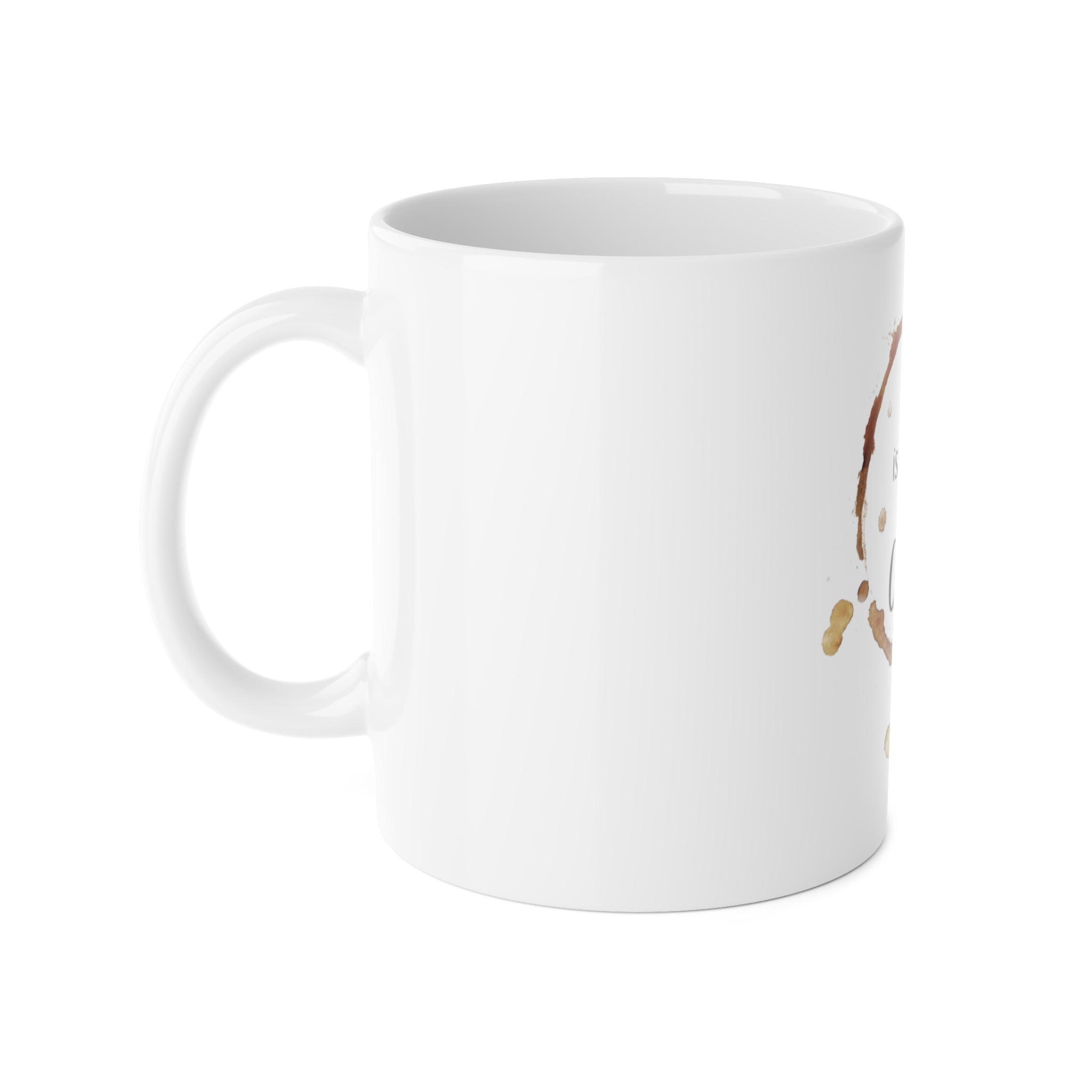 White Ceramic Mug, 11oz - Image 2