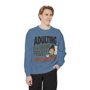 Unisex Garment-Dyed Sweatshirt - Image 47