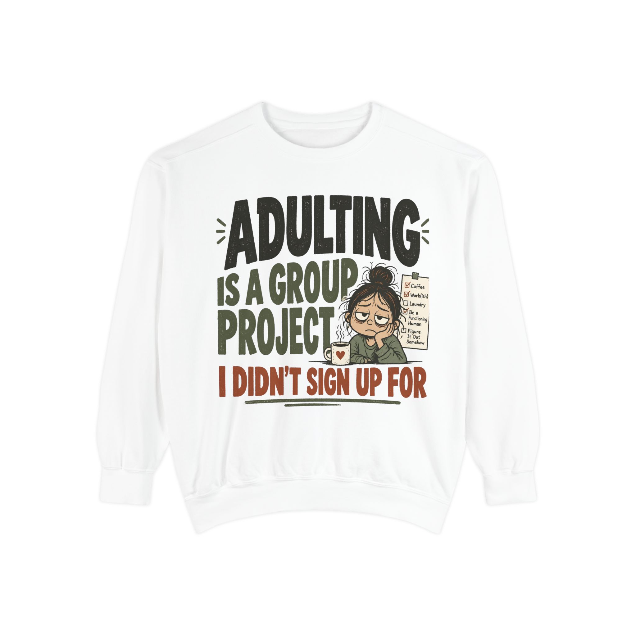 Unisex Garment-Dyed Sweatshirt