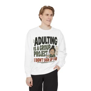 Unisex Garment-Dyed Sweatshirt - Image 3