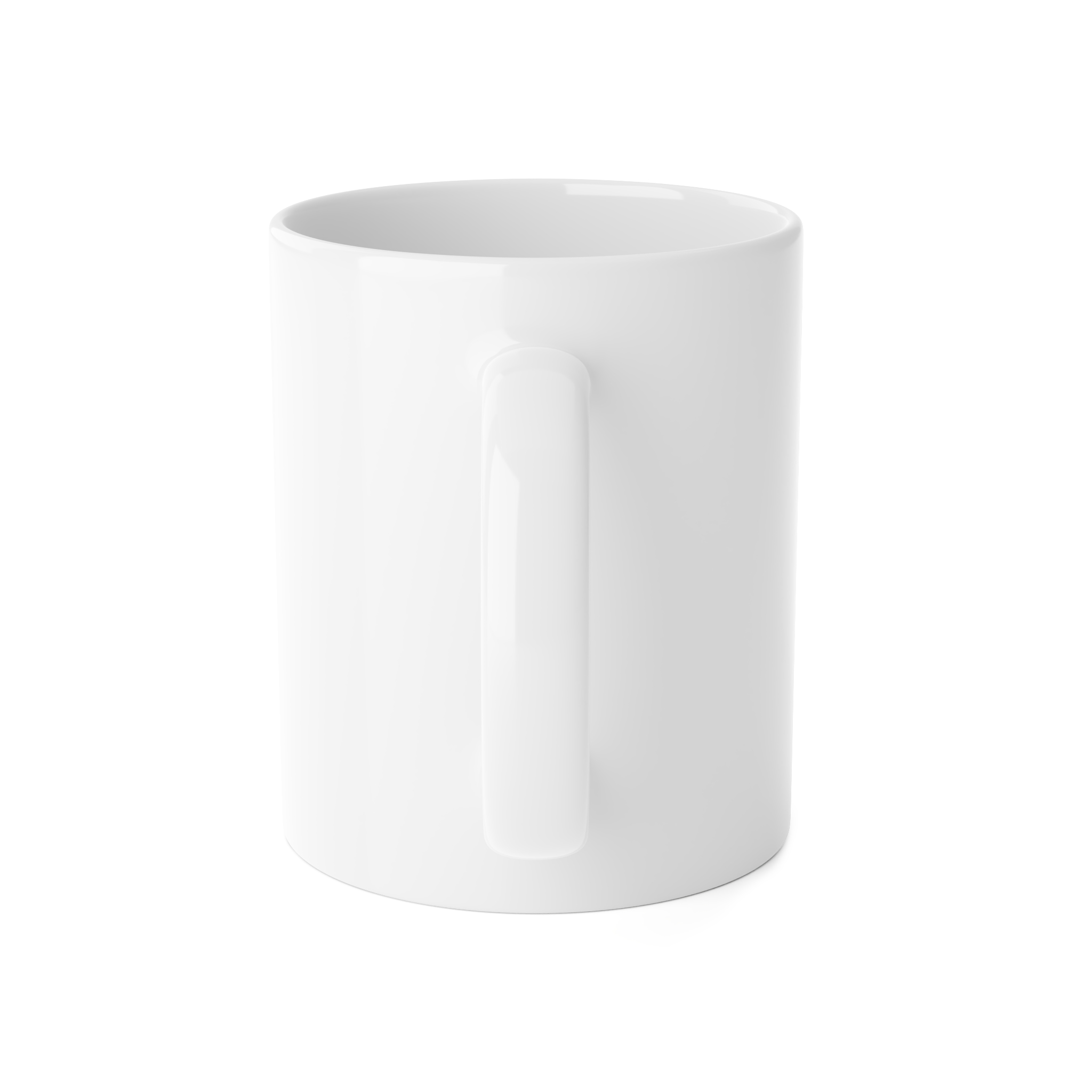 White Ceramic Mug, 11oz - Image 3
