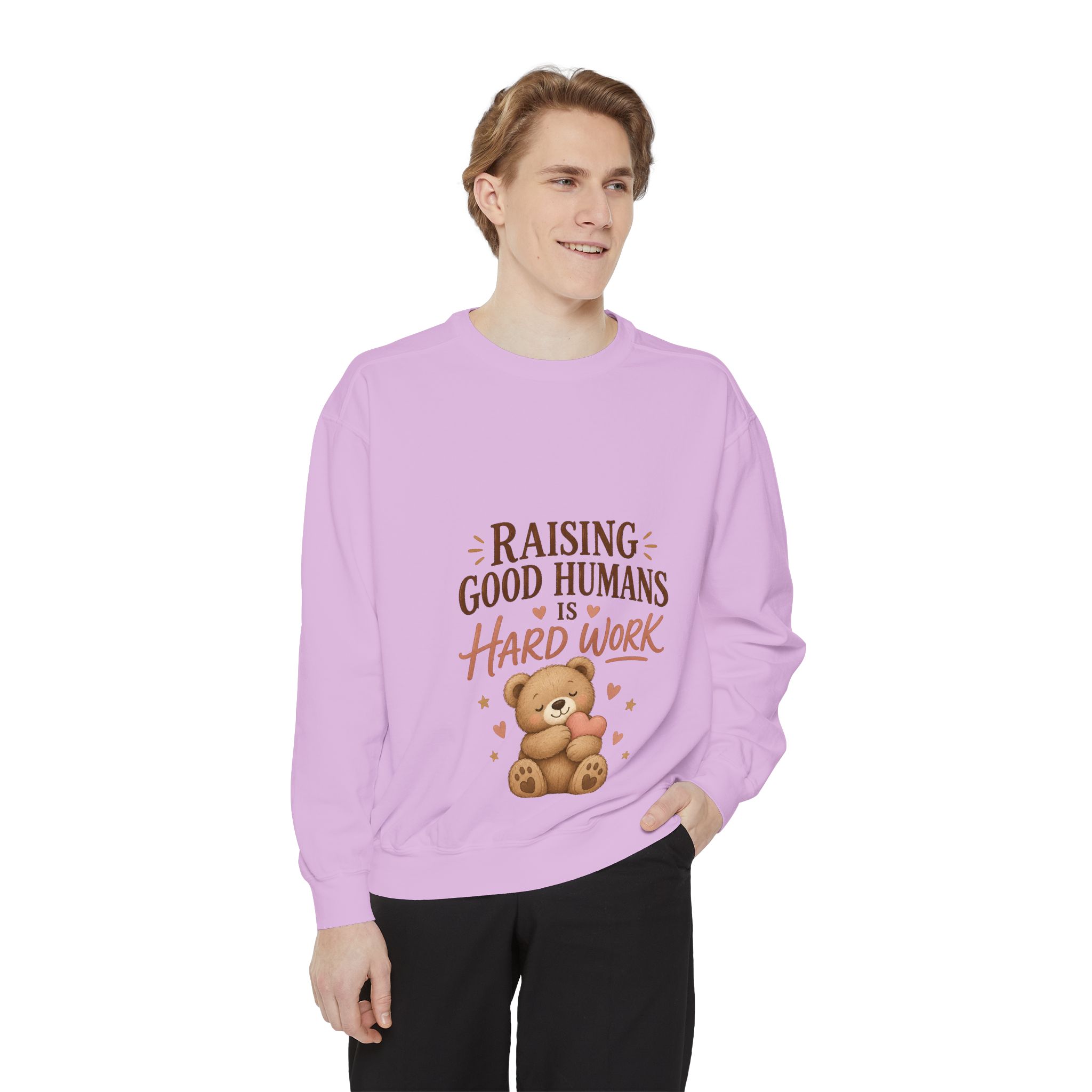 Unisex Garment-Dyed Sweatshirt - Image 59