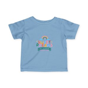 Sweet Dreams Kids Graphic Infant T-Shirt – Colourful Rainbow Playground Design - Image 22