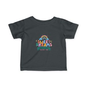 Sweet Dreams Kids Graphic Infant T-Shirt – Colourful Rainbow Playground Design - Image 28