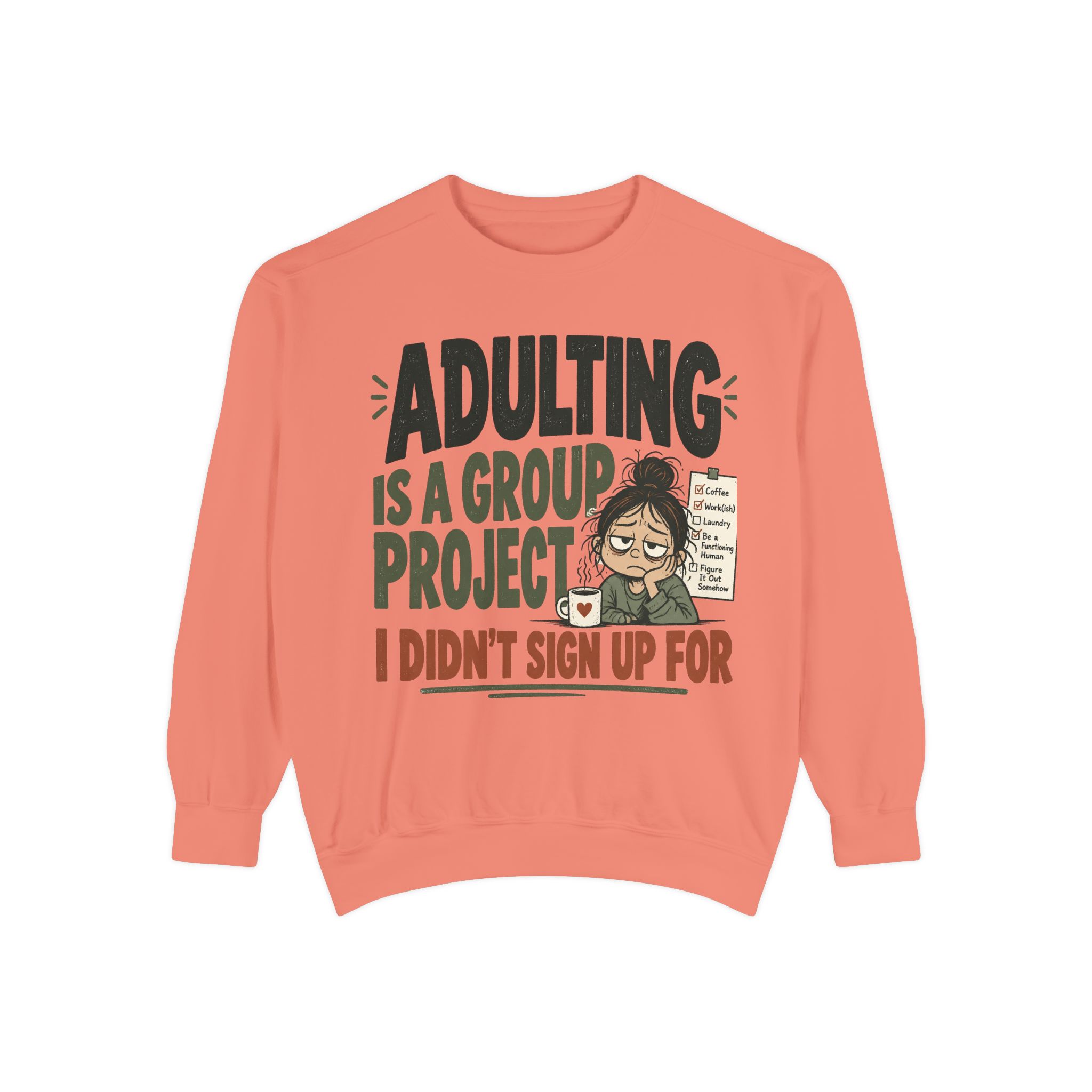 Unisex Garment-Dyed Sweatshirt - Image 5