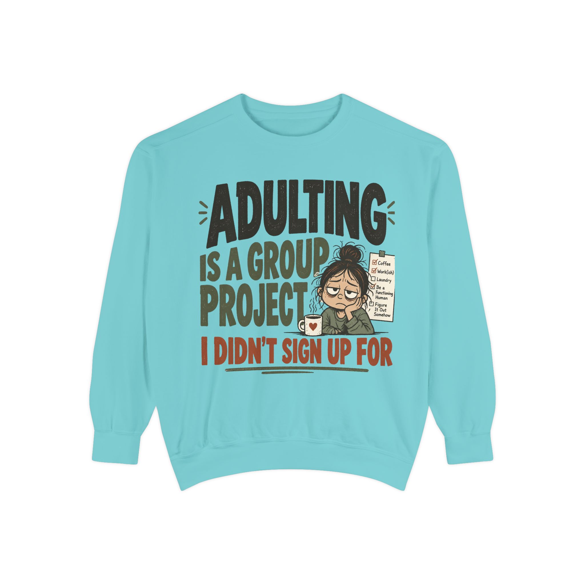 Unisex Garment-Dyed Sweatshirt - Image 17