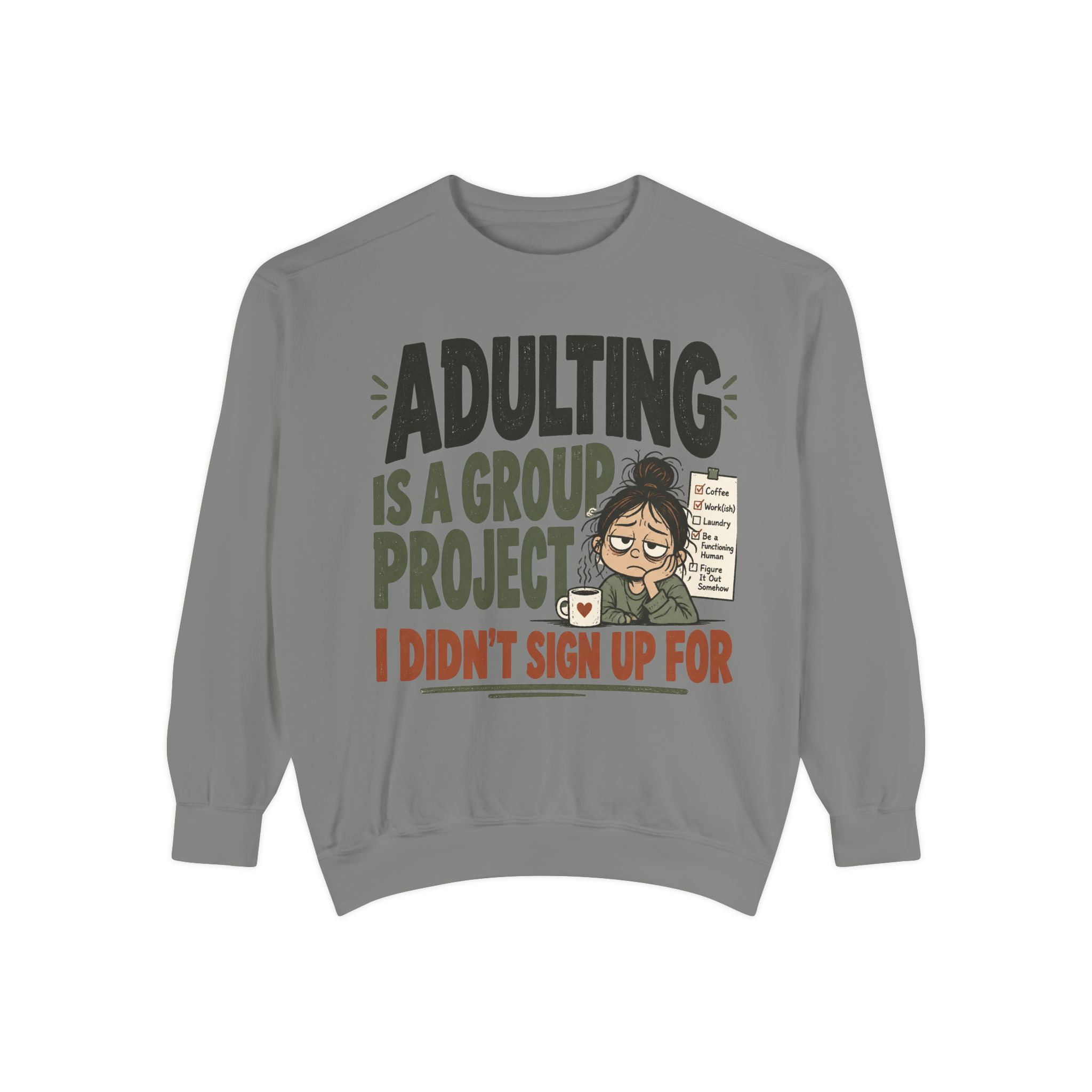Unisex Garment-Dyed Sweatshirt - Image 13