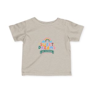 Sweet Dreams Kids Graphic Infant T-Shirt – Colourful Rainbow Playground Design - Image 4